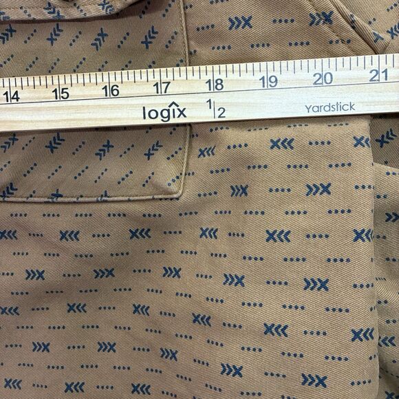 Nomad by Craft+Flow Tobacco Aztec Geo Twill Shirt Jacket Men’s Size L - Picture 3 of 6